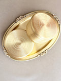 Utsava Brass Sweet Box Set with Tray