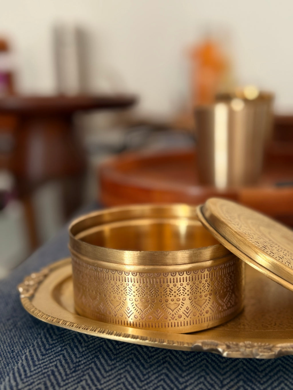 Utsava Brass Tray